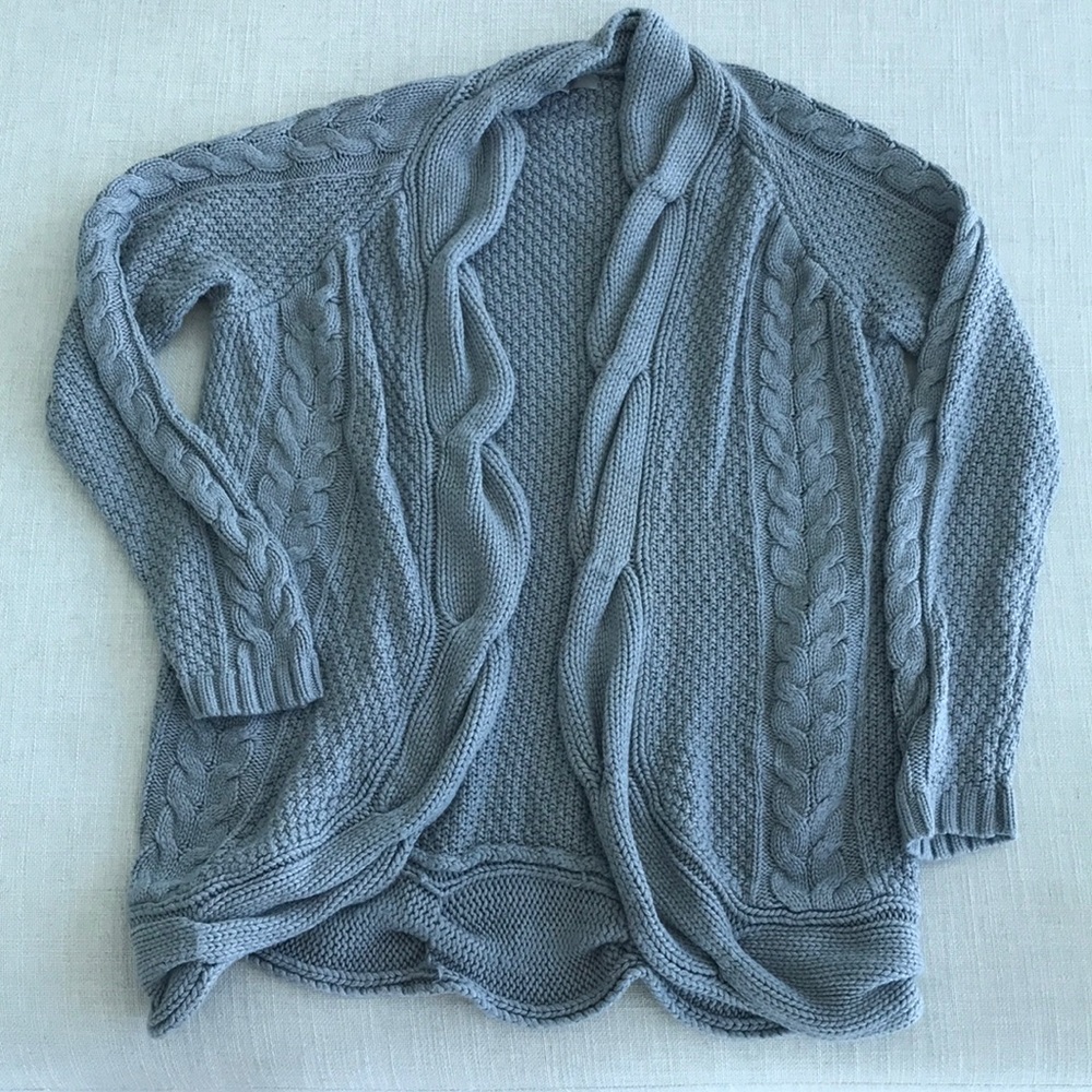 Gray cardigan, great condition!